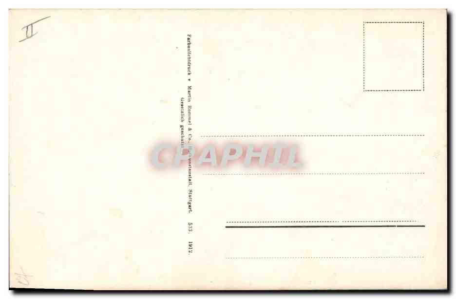 CPA Fantaisie Fleurs  — Rückseite
