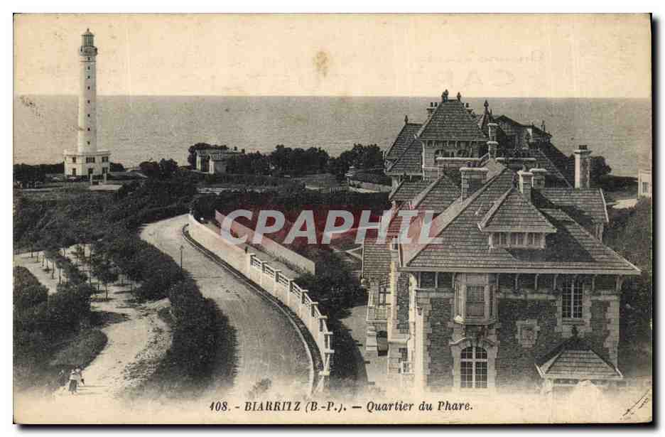CPA Biarritz Quartier du Phare 