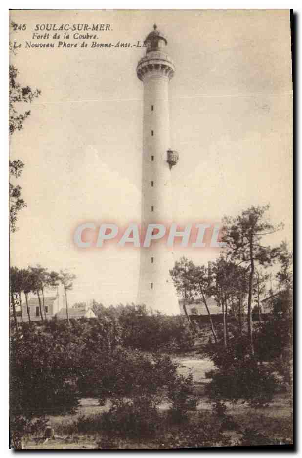 CPA Phare Soulac sur Mer Foret de la Coubre Le nouveau phare de Bonne Anse 