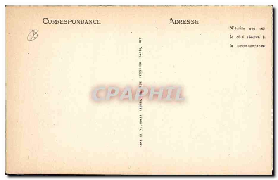 CPA Phare Bayonne La Barre de l'Adour Bateau — Rückseite