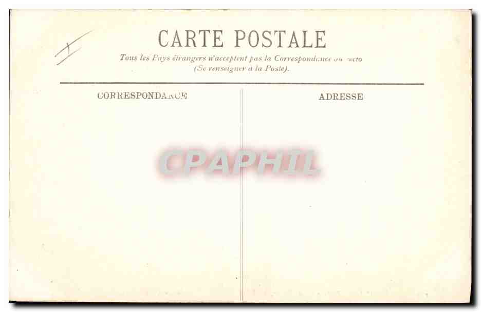 CPA Phare Bayonne Entree de la Barre — Rückseite