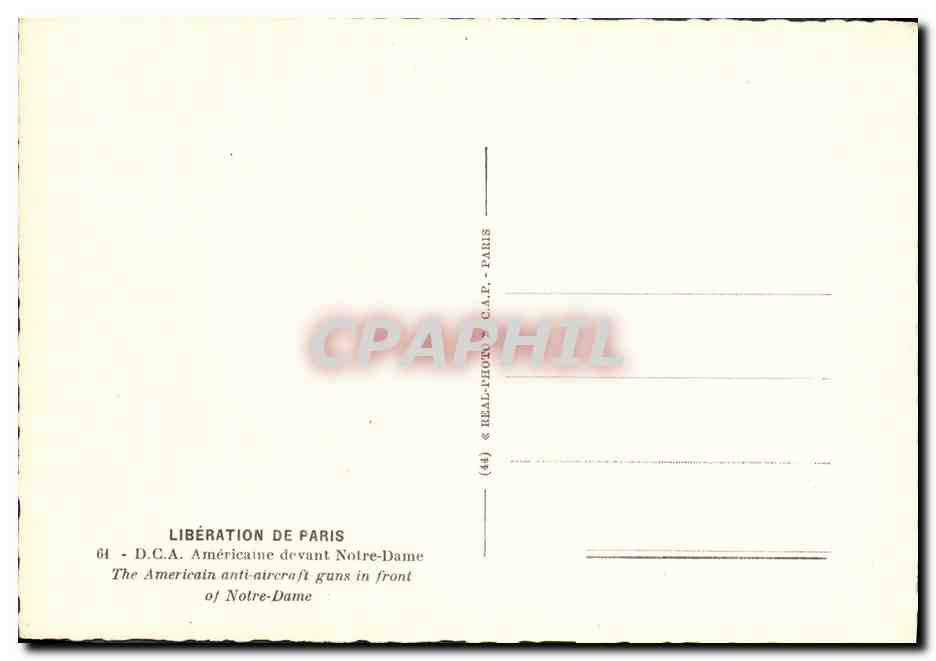 Notre-Dame de Paris — Libération — D.C.A. Paris — Reverso