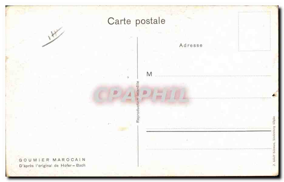 CPM Militaria Goumier marocain — Reverso