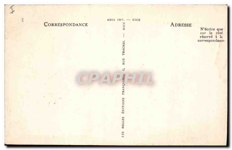 CPA Pont suspendu et la cathedrale Saint Claude — Rückseite