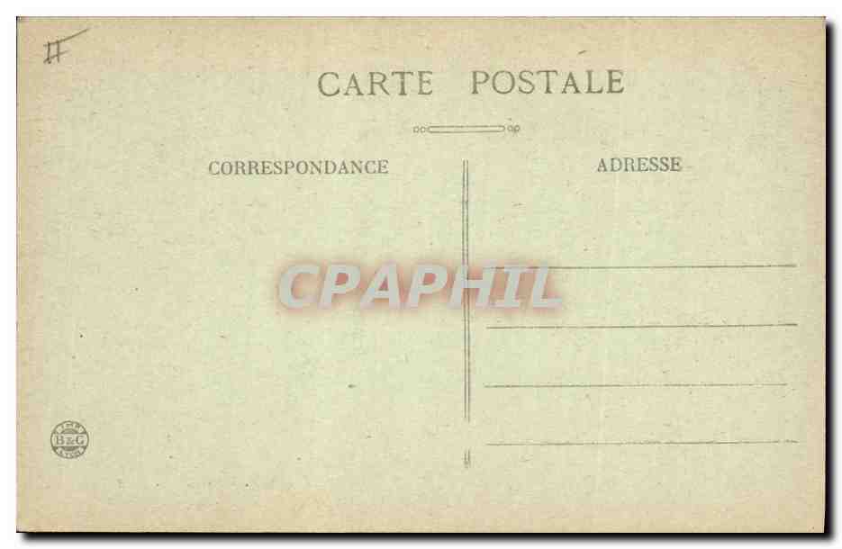 CPA Pont sur l'Isere au Perron Izeron Isere — Rückseite