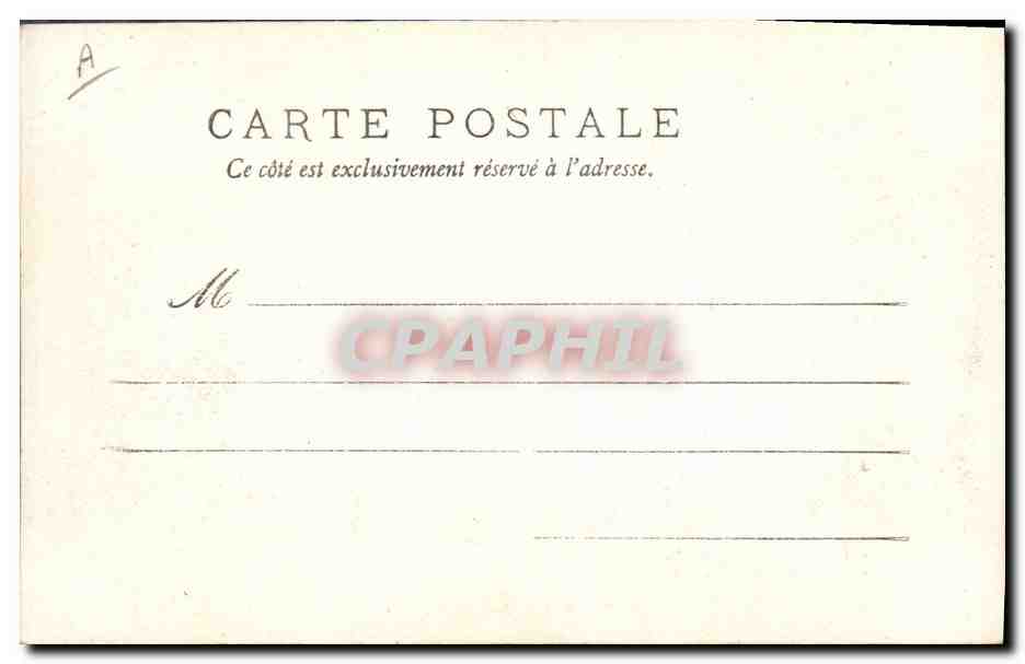 CPA Folklore Scene du Centre Gardeuse d'oies — Verso