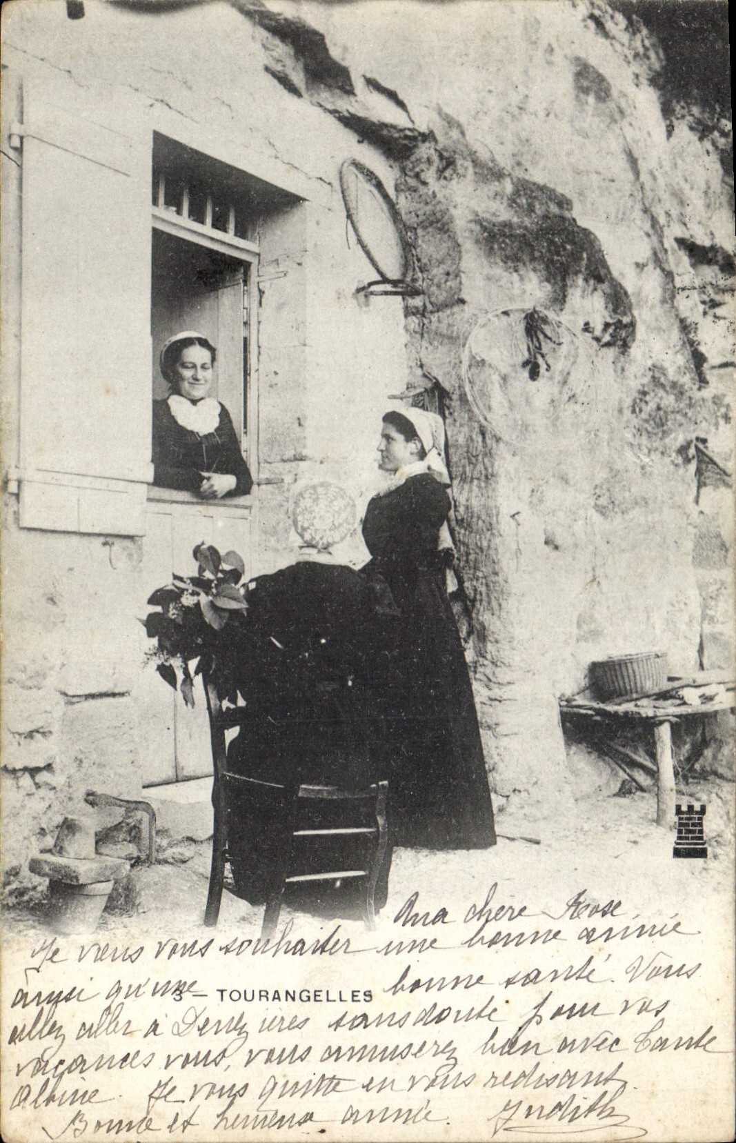 CPA Folklore Tourangelles