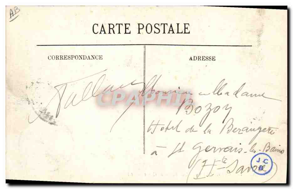 CPA Folklore Nos Tourangelles Une partie de canot Barque Bateau — Verso