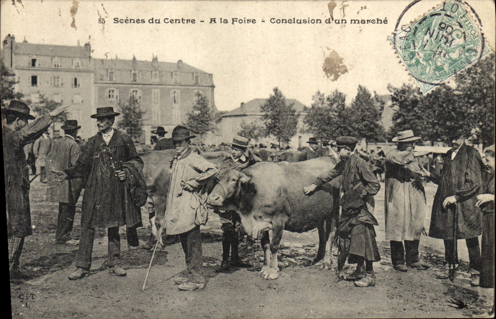 Scènes du Centre - À la Foire - Conclusion d'un marché - Éditeur non identifié, n° 85