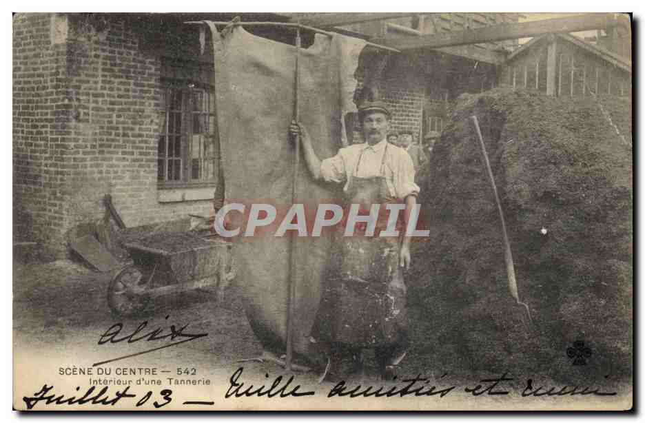 Intérieur d'une Tanneries — Guillet 13 — Éditeur Alix, n° 542