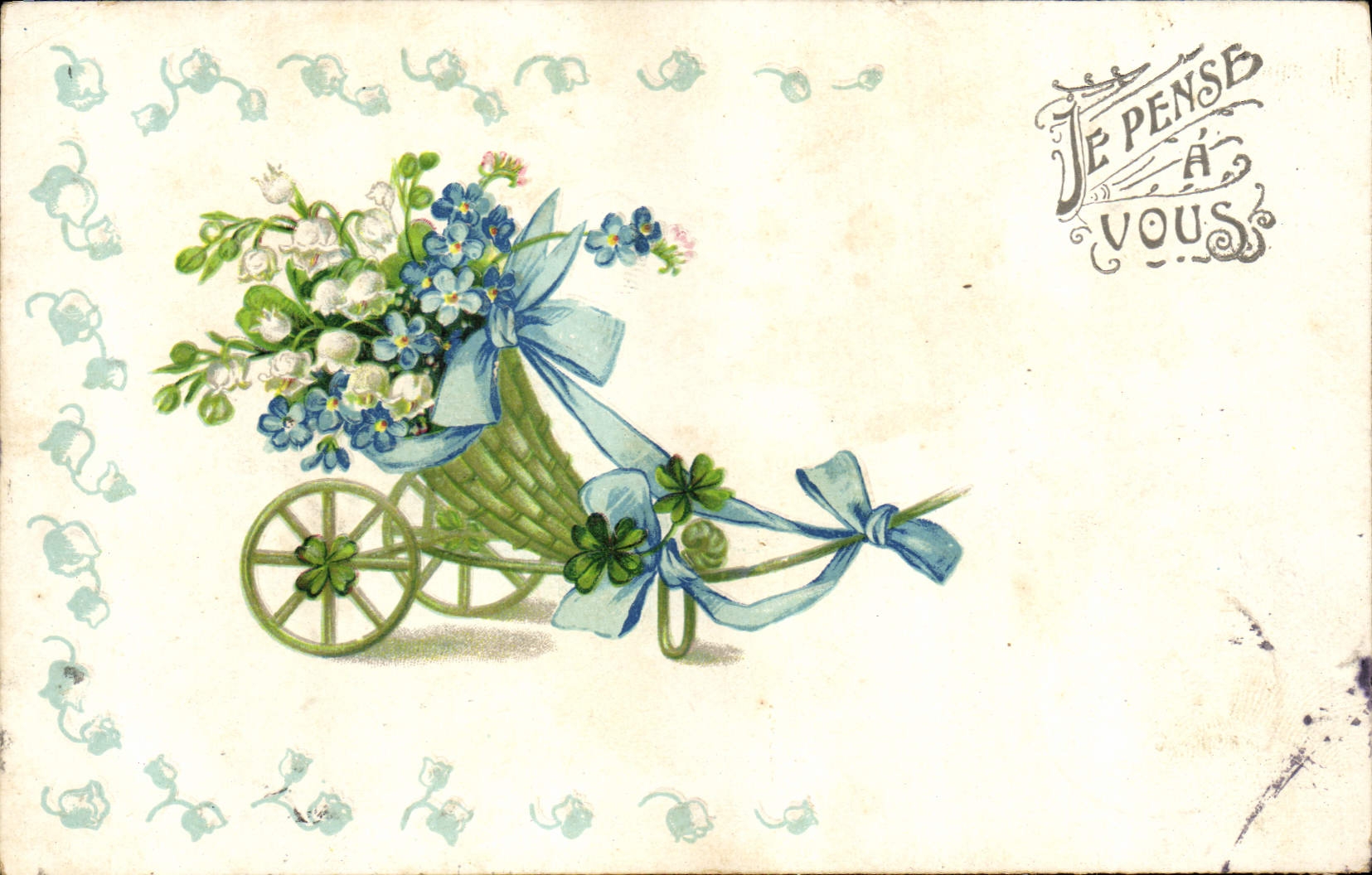 CPA Fantaisie Fleurs 