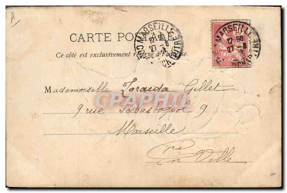Jeune femme en buste — portrait gravé — éditeur non visible — Verso