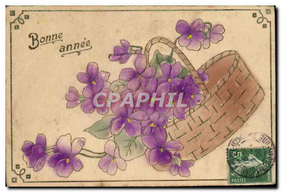 CPA Fantaisie Fleurs 