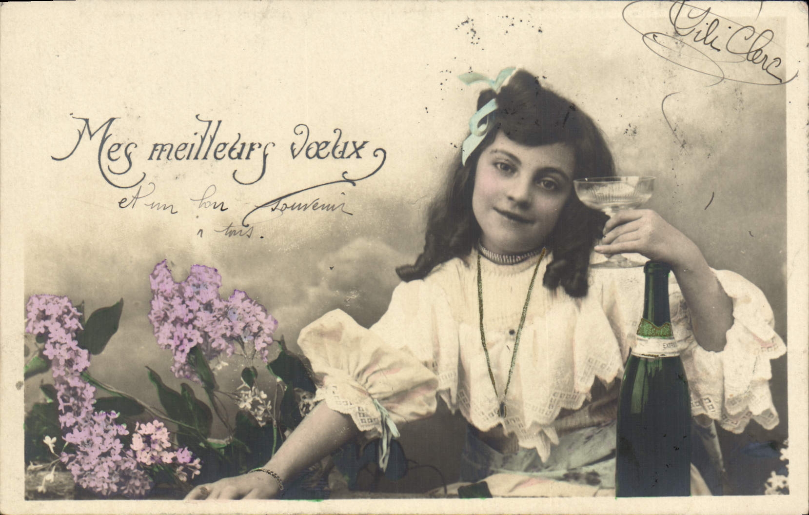 CPA Fantaisie Enfant Champagne 