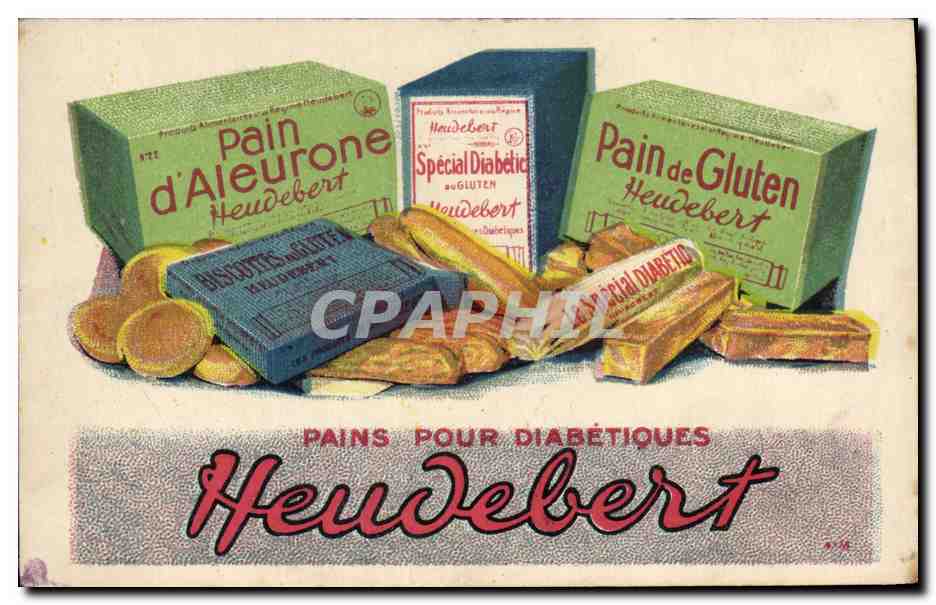 Pains pour diabétiques — Heudebert — Robert Guilhaume, Lyon