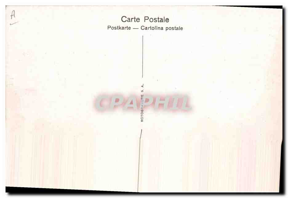 CPA Publicite Crayon Caran d'Ache  — Rückseite