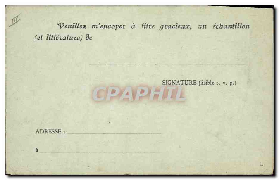 CPA Publicite Marcel Save Pharmacien Laboratoire Produits Bayer Rue Sedaine Paris 11eme  — Rückseite