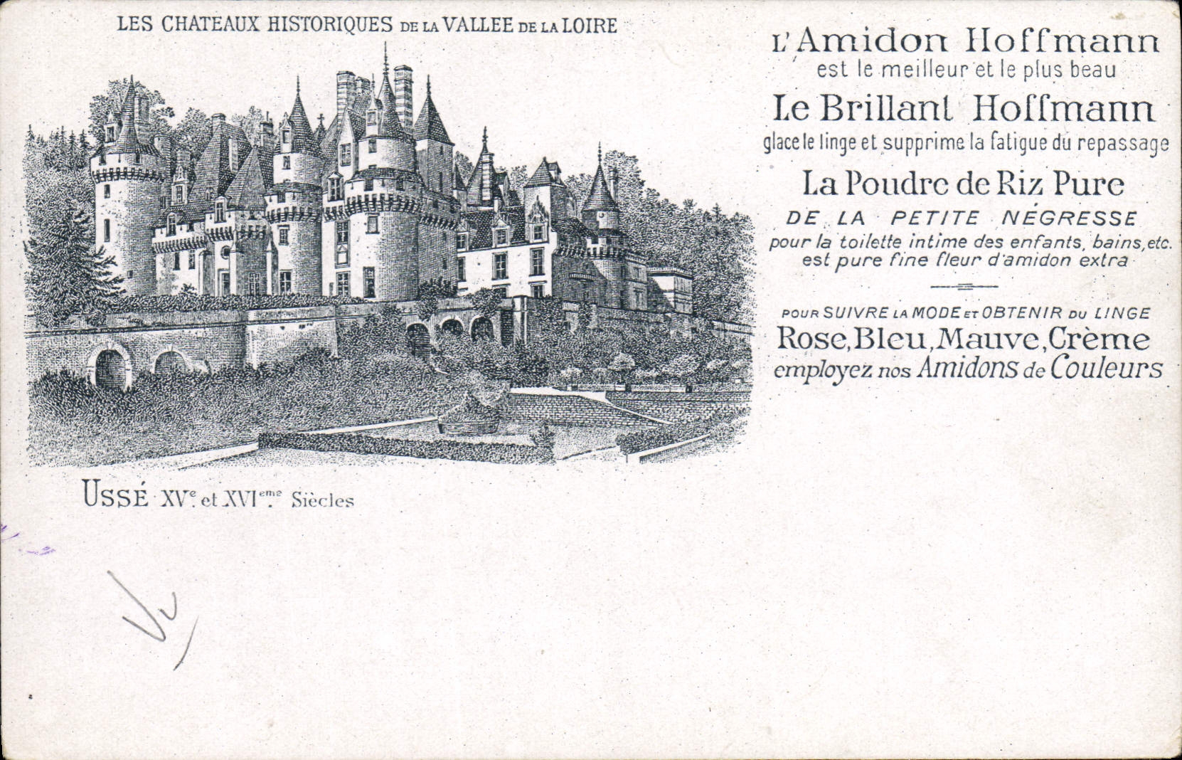 CPA Publicite Usse Amidon Hoffmann 