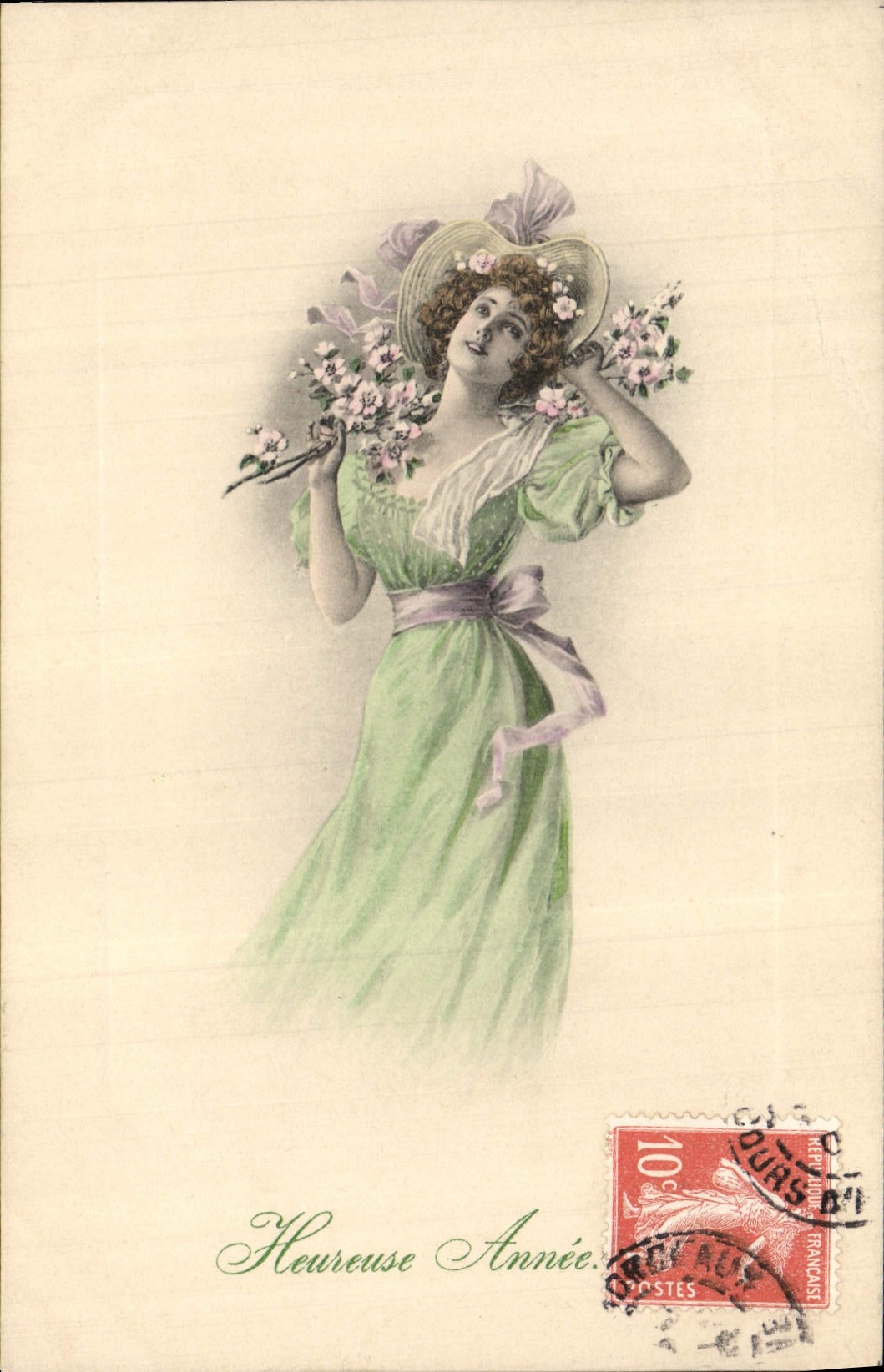 CPA Fantaisie Illustrateur Femme 