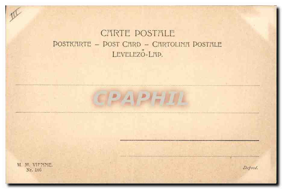CPA Fantaisie Illustrateur Femme  — Rückseite
