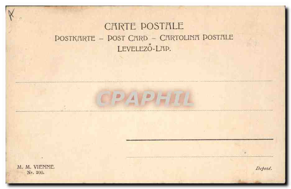CPA Fantaisie Illustrateur Enfant  — Rückseite
