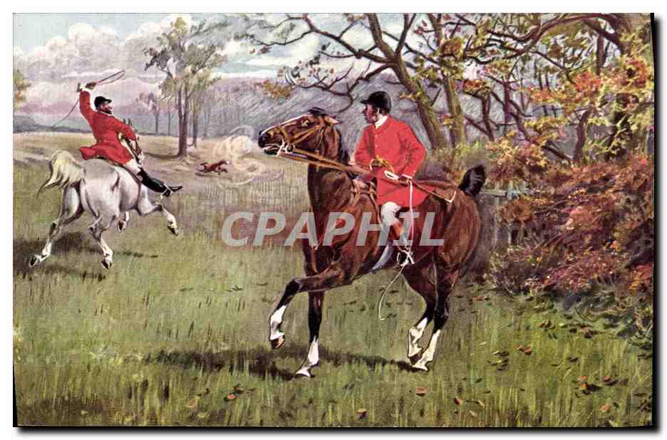 CPA Fantaisie Illustrateur Cheval Hippisme Equitation 
