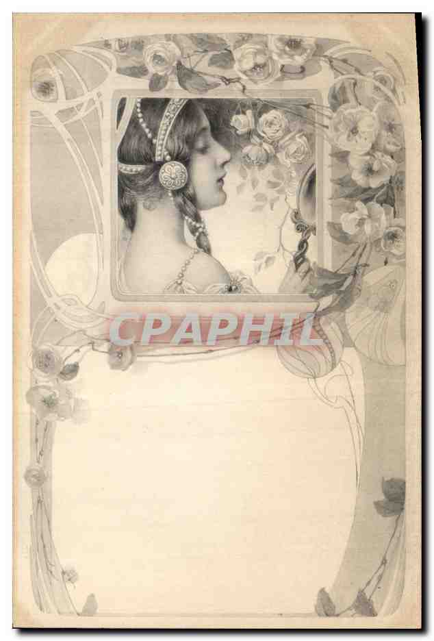 CPA Fantaisie Illustrateur Femme 