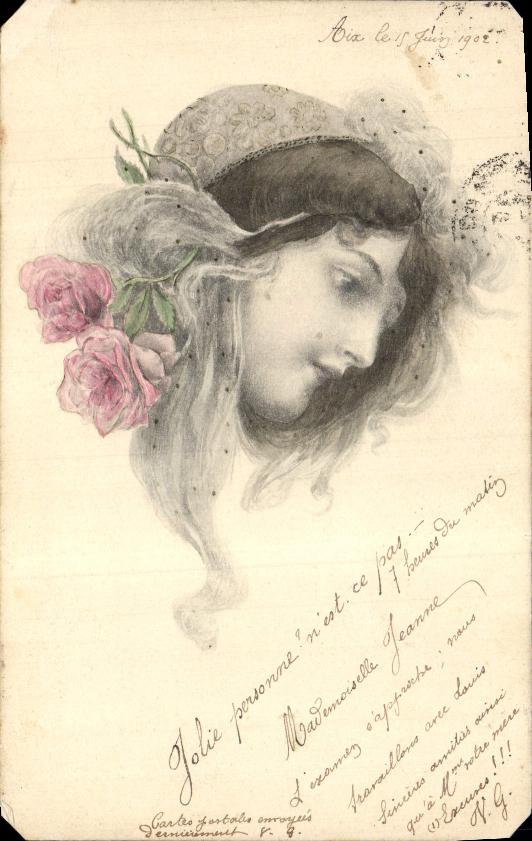 CPA Fantaisie Illustrateur Femme 