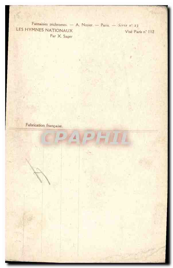 CPA Fantaisie Illustrateur Xavier Sager Femme Russie Russia  — Rückseite
