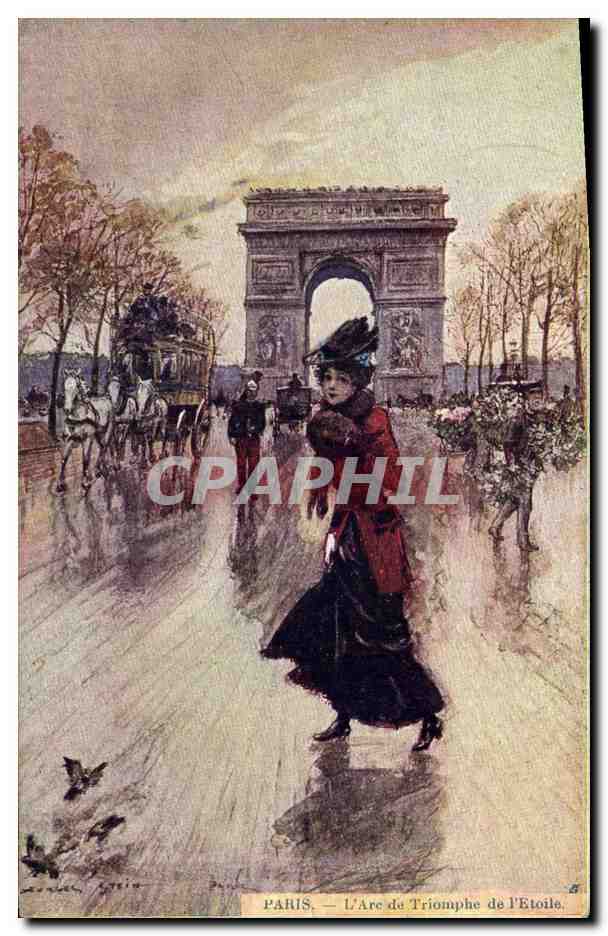 París — El Arco de Triunfo de la Estrella — editor no identificado, n. de serie 6