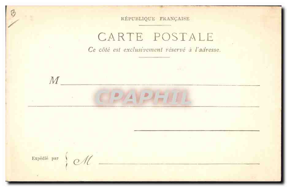 Paris, Conciergerie — Marché aux Fleurs — Éditeur : A. Téton — Rückseite