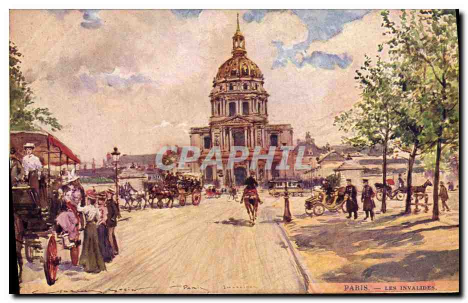 CPA Fantaisie Illustrateur Stein Paris Les Invalides 