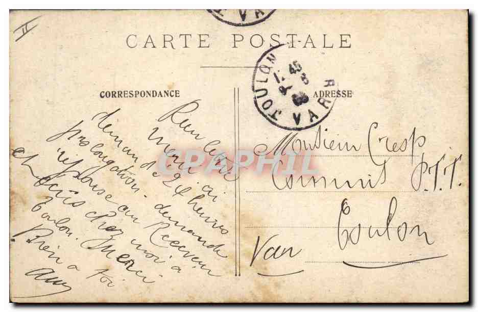 PARIS — LES INVALIDES — Éditeur : Jeanne Jolivet, Paris — Rückseite