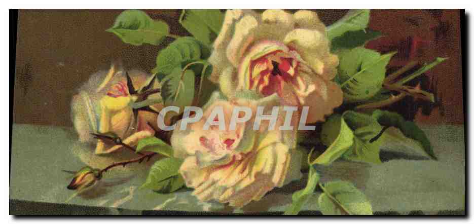 CPA Fantaisie Fleurs 
