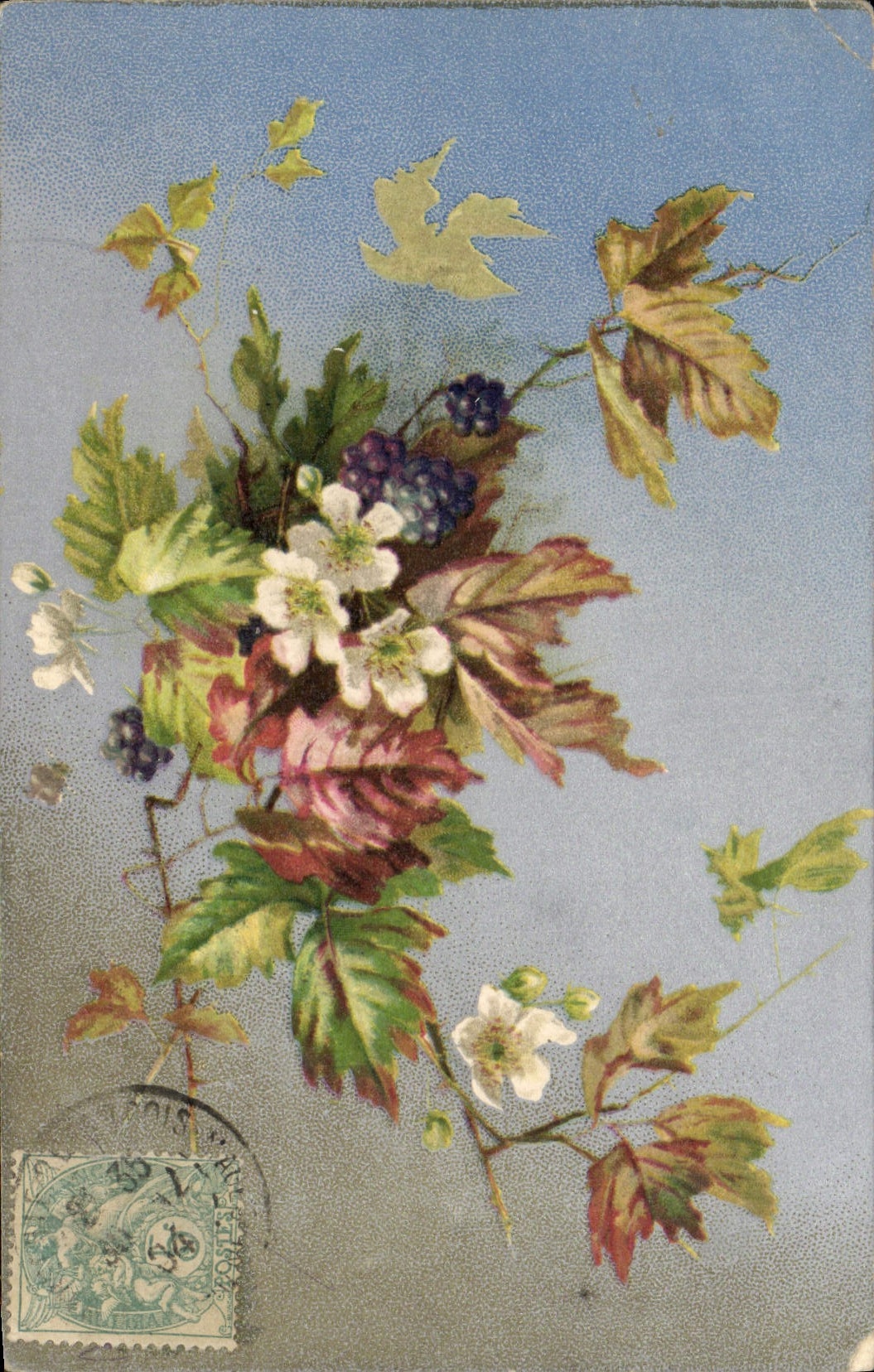 CPA Fantaisie Fleurs 
