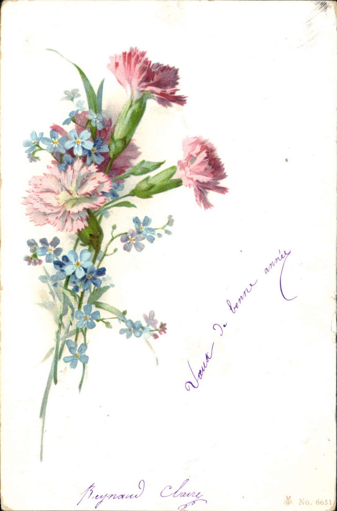 CPA Fantaisie Fleurs 