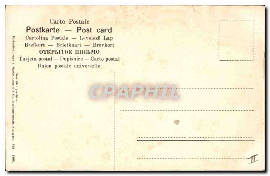 CPA Fantaisie Fleurs  — Rückseite
