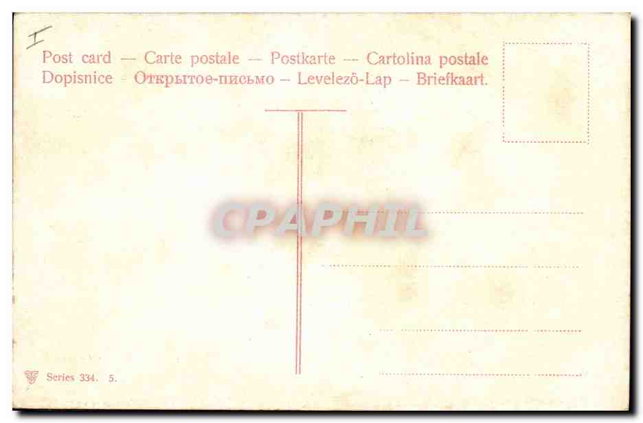 CPA Fantaisie Fleurs  — Rückseite