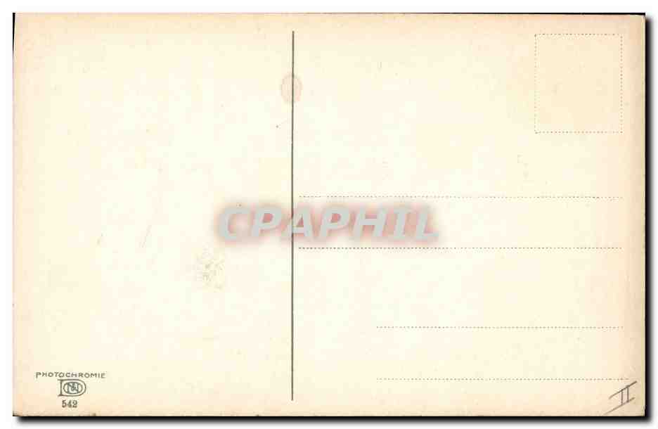 CPA Fantaisie Fleurs  — Rückseite