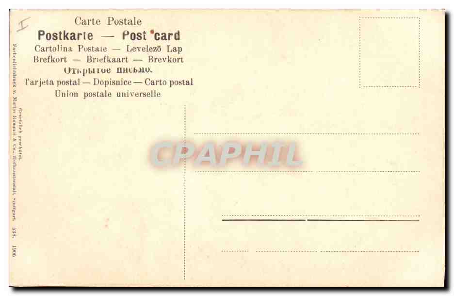 CPA Fantaisie Fleurs  — Rückseite