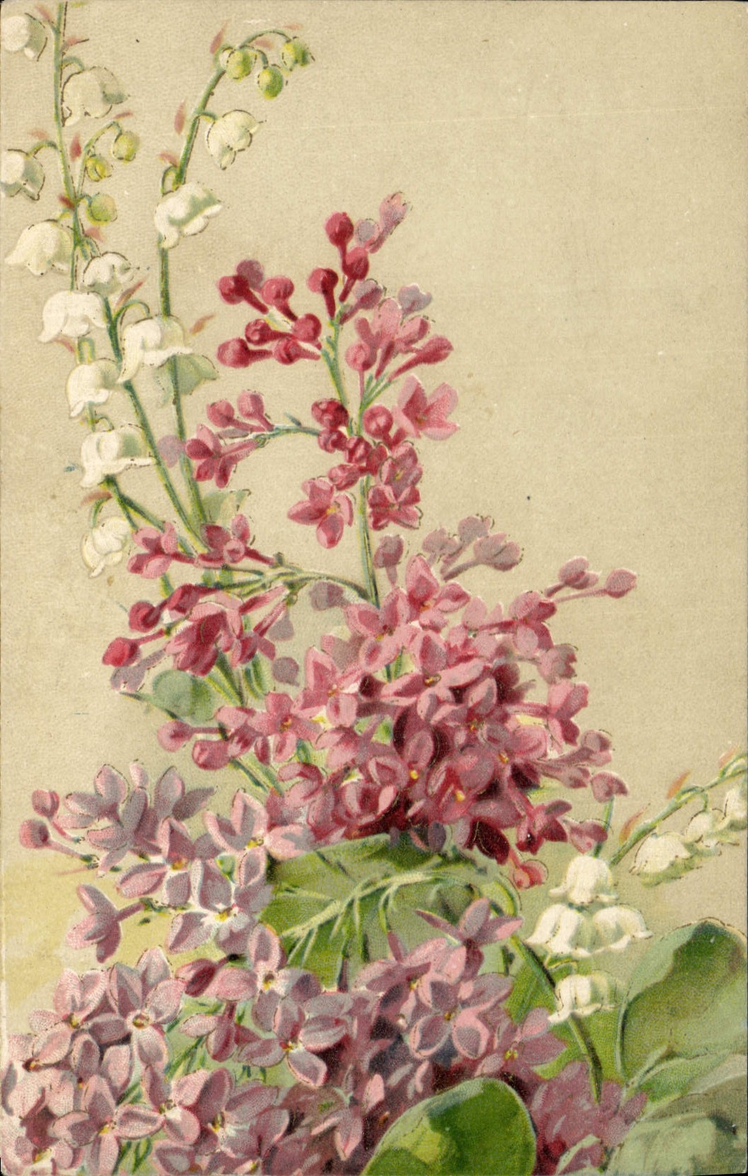 CPA Fantaisie Fleurs 