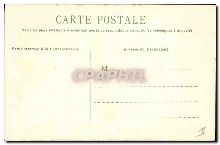 CPA Fantaisie Fleurs  — Back