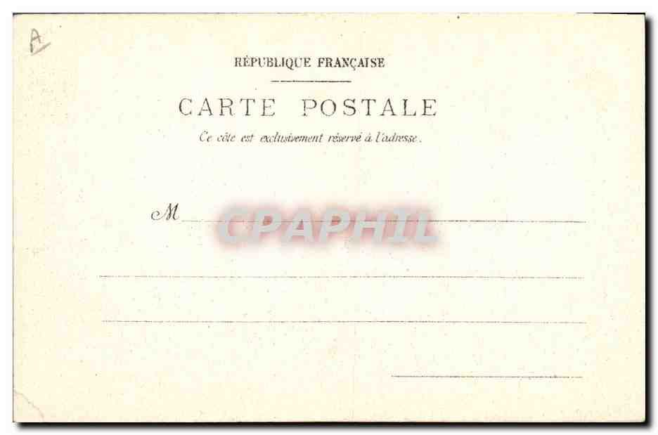 CPA Phare Boulogne sur Mer Retour par gros temp Bateau de peche — Rückseite