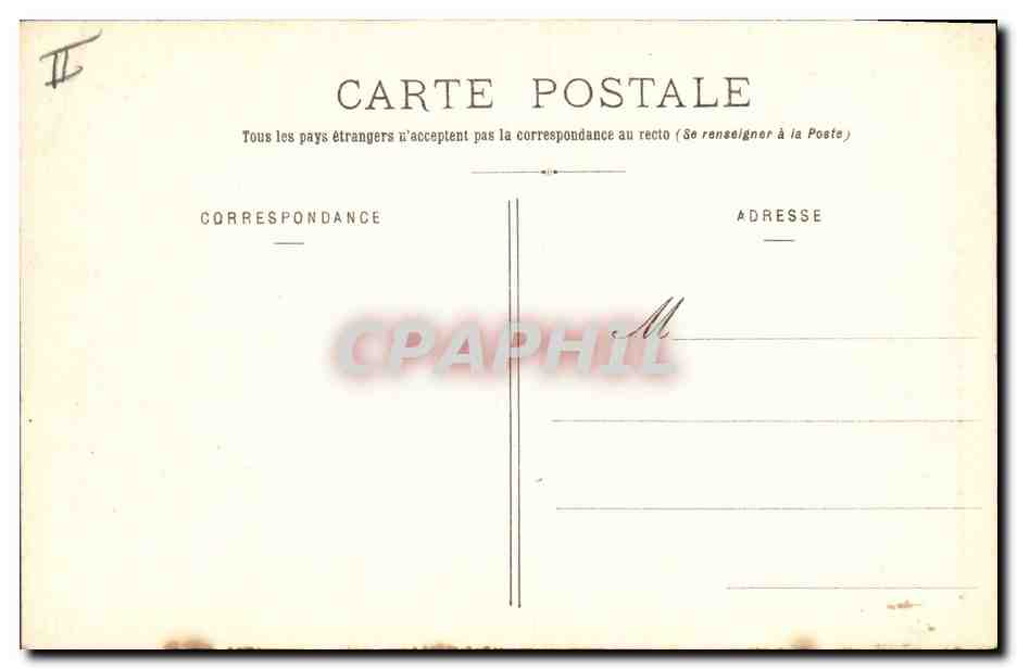 CPA Phare Boulogne sur Mer L'entree du port Bateaux — Rückseite