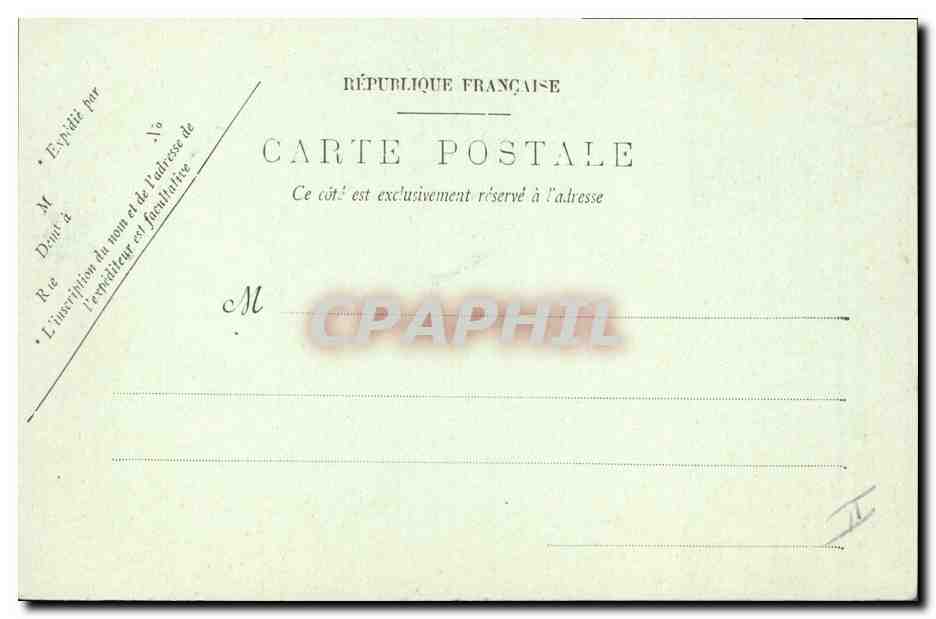 CPA Phare Le Havre Effet de vagues — Rückseite