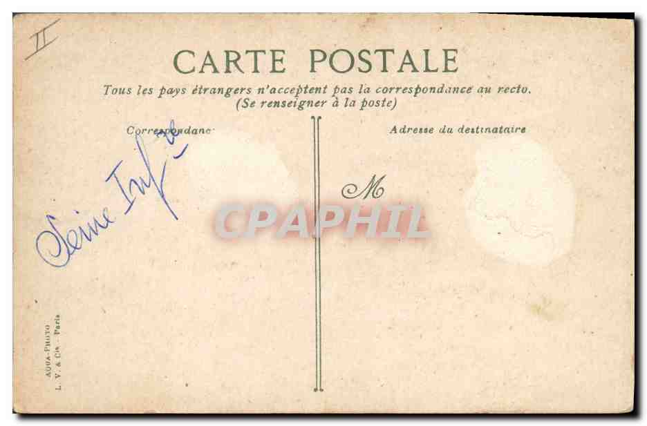 CPA Phare Le Havre Les phares de la Heve — Rückseite