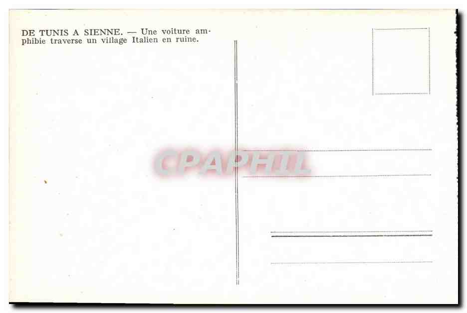 Siena — Un pueblo italiano en ruinas — editor no visible — Reverso