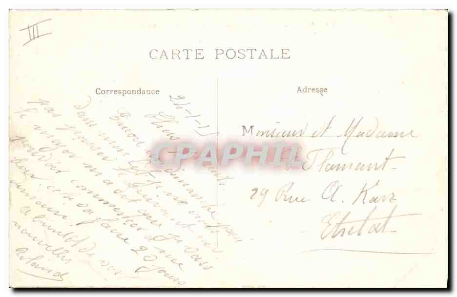 CPA Pont suspendu sur le Trieux Lezardrieux — Rückseite