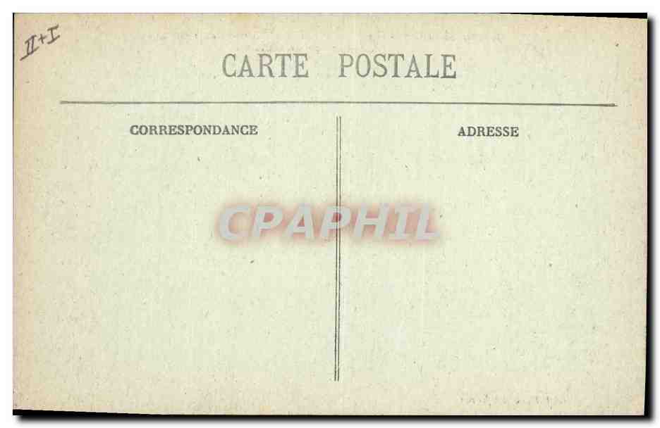CPA Pont suspendu d'Eylac Gorges de la Dordogne — Rückseite