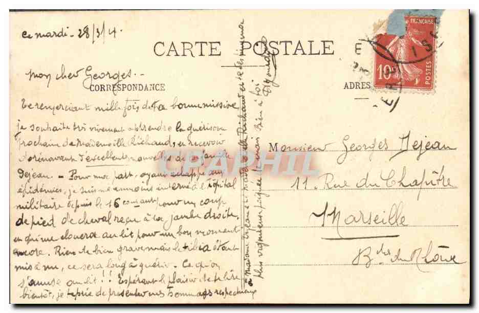 CPA Pont suspendu et quai du Rhone Vienne — Rückseite